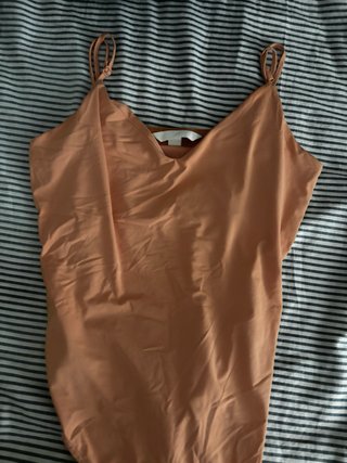 Body naranja tirantes finos
