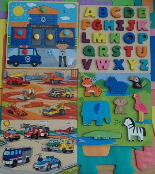 Puzzles educativos de madera