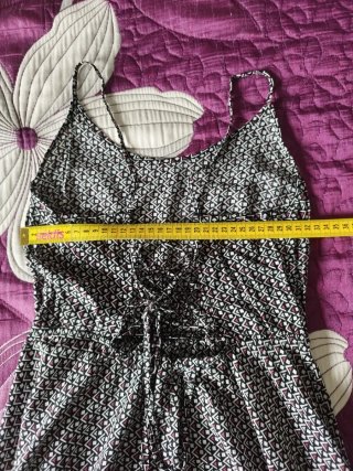 Vestido tirantes espalda cruzada talla XS