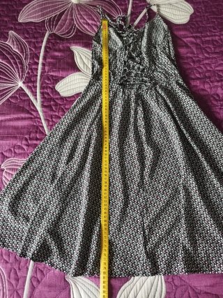 Vestido tirantes espalda cruzada talla XS