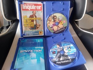 Lote PS2: GTA Vice City Stories y Spy Fiction