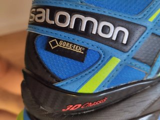 Zapatillas Salomon Azul y Verde