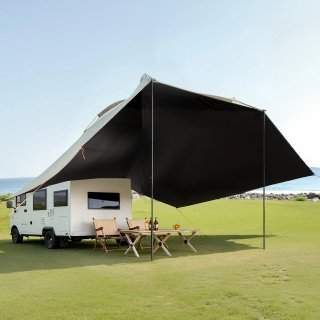 Toldo para vehículo, gran cobertura de sombra de 1