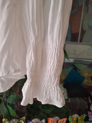 Blusón Zara Blanco