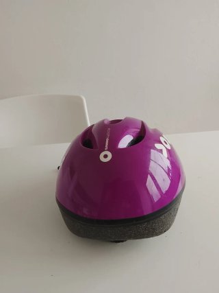 Casco bici infantil morado