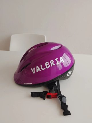 Casco bici infantil morado