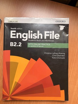 Libro ingles B2.2 como nuevo