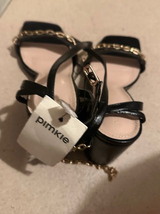 Sandali Pinkie n.40 con catena oro