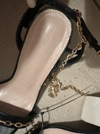 Sandali Pinkie n.40 con catena oro