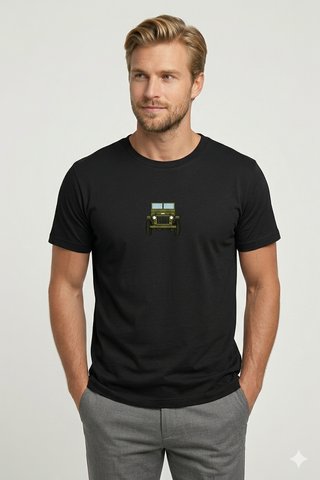 Camiseta hombre coche varios colores. Sin estrenar