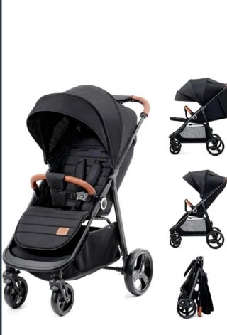 Carrito de bebé negro buen estado
