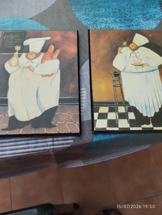 Cuadros decorativos de chef