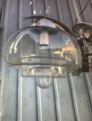 Lampadario moderno vetro e metallo
