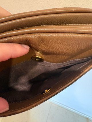 Bolso bandolera piel marrón
