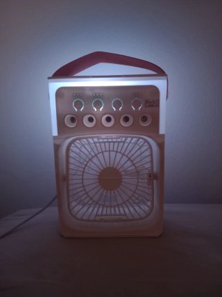 Ventilador humidificador portátil USB