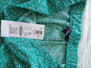 Falda con rizo y volante talla XL Etam