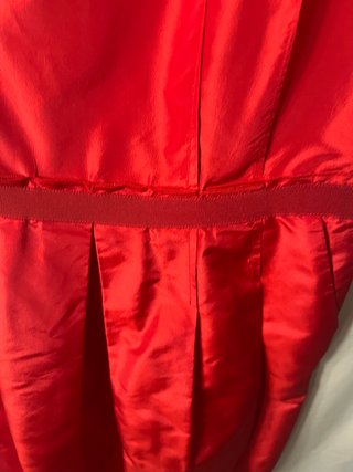 Vestido Rojo Carolina Herrera Talla T-6