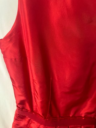 Vestido Rojo Carolina Herrera Talla T-6