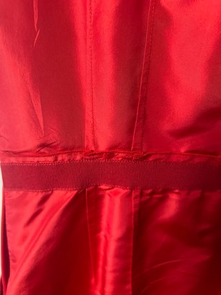 Vestido Rojo Carolina Herrera Talla T-6