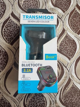 Transmisor FM Bluetooth Coche 3.1A