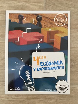 Economia y emprendimiento 4 ESO Anaya