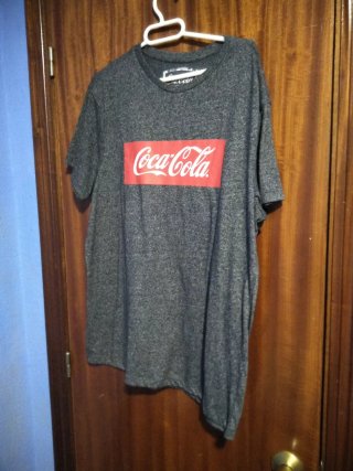 Camiseta Coca-Cola Gris Talla L