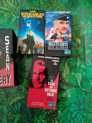 Lote 8 Películas VHS Sean Connery