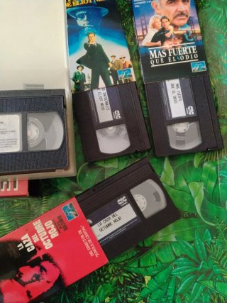 Lote 8 Películas VHS Sean Connery