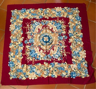 Foulard unisex donna/uomo fantasia floreale