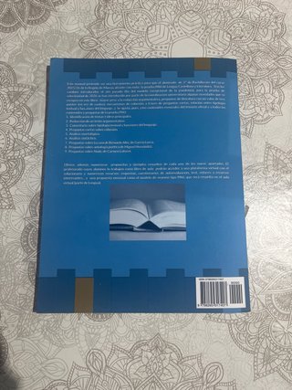 Lengua y Literatura 2.º Bachillerato Guía PAU RM