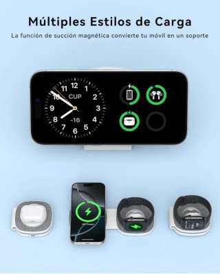 Base Carga 3 en 1 iPhone