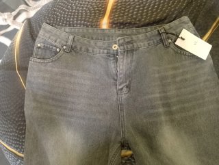 Pantalón tejano ancho XL