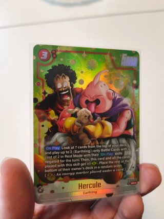Carta Dragon Ball Hercule SR alt! FB10-021