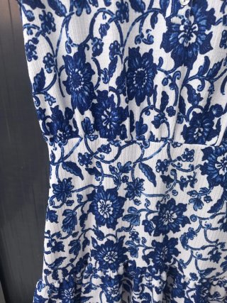 Vestido estampado floral Zara