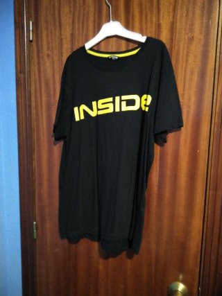 Camiseta negra INSIDE hombre Talla M