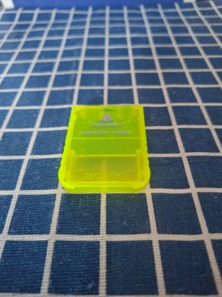 PS1 ORIGINAL MEMORY CARD AMARILLA