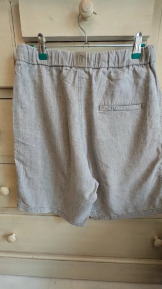 Pantalones cortos de lino y liocel Talla L