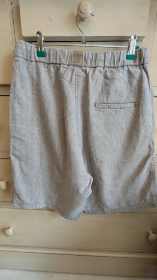 Pantalones cortos de lino y liocel Talla L
