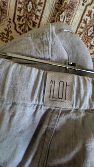 Pantalones cortos de lino y liocel Talla L