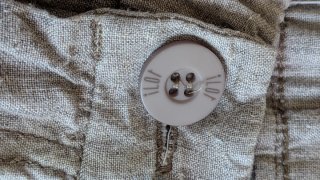 Pantalones cortos de lino y liocel Talla L