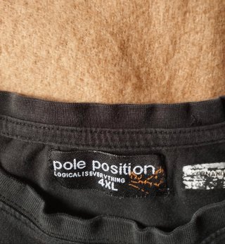 Camiseta Negra Pole Position Talla 4XL