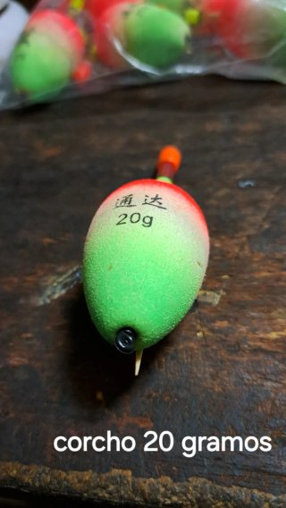 Corcho de pesca 20 gramos,2 unidades