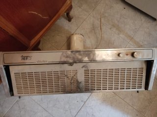 Cocina de gas AGNI y extractor