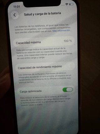 iPhone 12 Rojo bateria cambiada