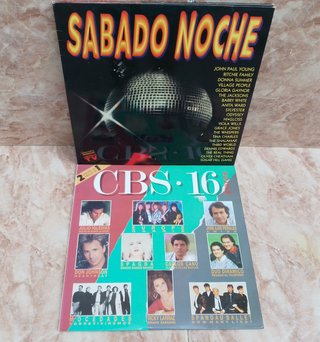 2 Vinilos dobles  Sabado Noche y  CBS 16