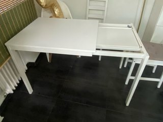 Mesa comedor extensibles Ikea verde