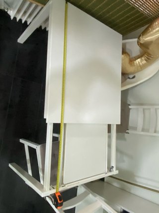 Mesa comedor extensibles Ikea verde