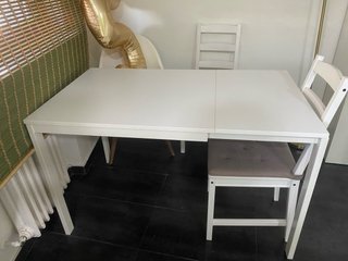 Mesa comedor extensibles Ikea verde
