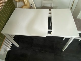 Mesa comedor extensibles Ikea verde