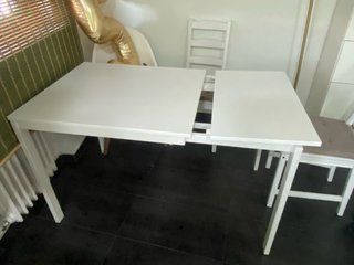Mesa comedor extensibles Ikea verde